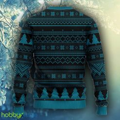 NFL Fans Jacksonville Jaguars Skull Flower Ugly Christmas Ugly Sweater For Men Women - NFL Jacksonville Jaguars Skull Flower Ugly Christmas Ugly Sweater_2