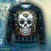NFL Fans Jacksonville Jaguars Skull Flower Ugly Christmas Ugly Sweater For Men Women - NFL Jacksonville Jaguars Skull Flower Ugly Christmas Ugly Sweater_2