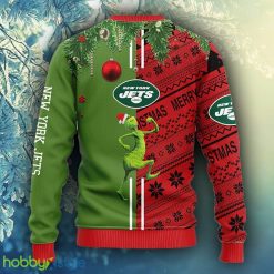 NFL Fans New York Jets Grinch & Scooby-Doo Christmas Ugly Sweater For Men Women - NFL New York Jets Grinch & Scooby-Doo Christmas Ugly Sweater_2