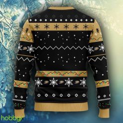 NHL Logo Anaheim Ducks Dabbing Santa Claus Christmas Ugly Sweater For Men Women - NHL Anaheim Ducks Dabbing Santa Claus Christmas Ugly Sweater_1