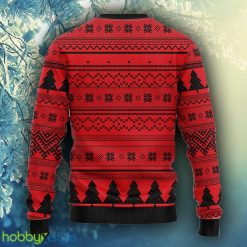NHL Logo Calgary Flames Grinch Hug Christmas Ugly Sweater For Men Women - NHL Calgary Flames Grinch Hug Christmas Ugly Sweater_2