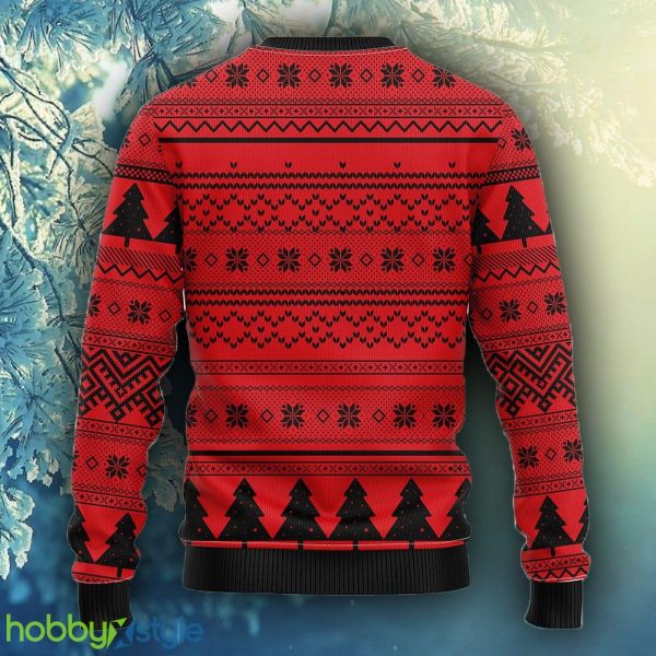 NHL Logo Calgary Flames Grinch Hug Christmas Ugly Sweater For Men Women - NHL Calgary Flames Grinch Hug Christmas Ugly Sweater_2