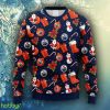 NHL Logo Edmonton Oilers Santa Claus Snowman Christmas Ugly Sweater For Men Women - NHL Edmonton Oilers Santa Claus Snowman Christmas Ugly Sweater_2