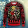 NHL Logo New Jersey Devils Groot Hug Christmas Ugly Sweater For Men Women - NHL New Jersey Devils Groot Hug Christmas Ugly Sweater_2