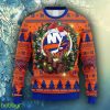 NHL Logo New York Islanders Tree Ugly Christmas Fleece Sweater For Men Women - NHL New York Islanders Tree Ugly Christmas Fleece Sweater_2
