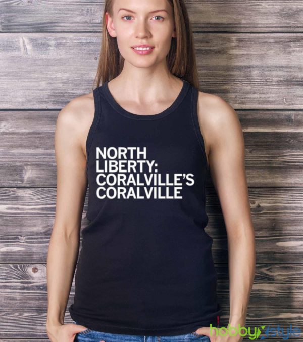 North Liberty Coralville’s Coralville shirt - Ladies Tank Top