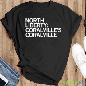 North Liberty Coralville’s Coralville shirt - Men Black Hoodie