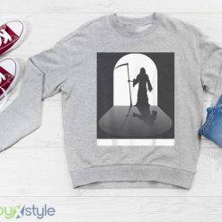 Occult Grim Reaper Simple Halloween Costume T Shirt Product Photo 3