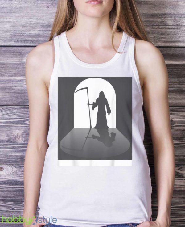 Occult Grim Reaper Simple Halloween Costume T Shirt Product Photo 5