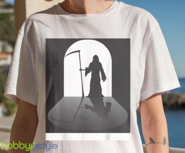 Occult Grim Reaper Simple Halloween Costume T Shirt Product Photo 7