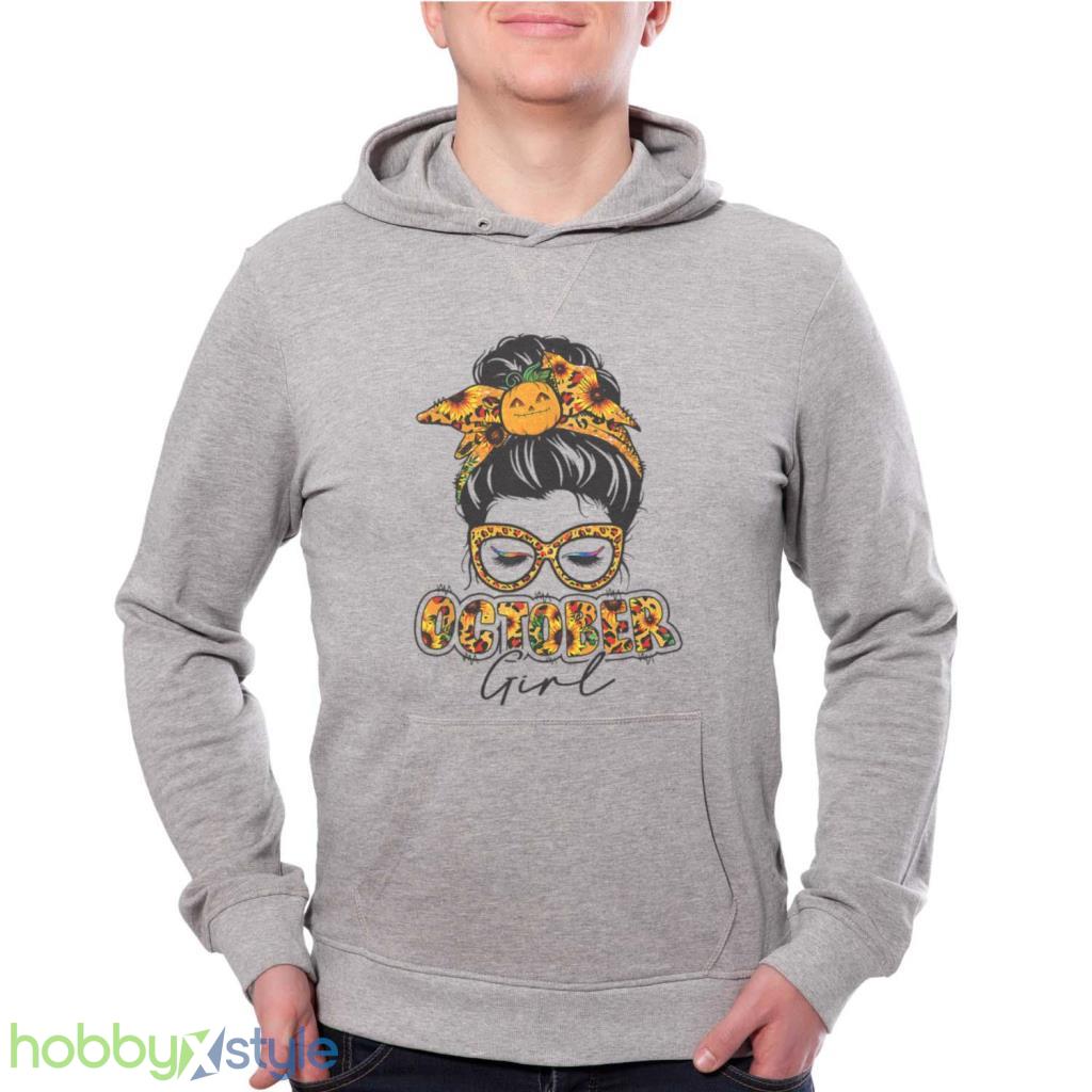 October Girl Halloween Thanksgiving Fall Birthday October T Shirt Product Photo 1