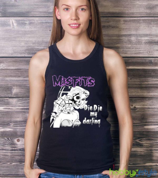 Ohfold Comethazine Misfits Die Die My Darling shirt - Ladies Tank Top