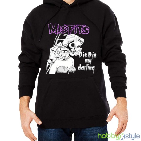 Ohfold Comethazine Misfits Die Die My Darling shirt - Men Black Hoodie