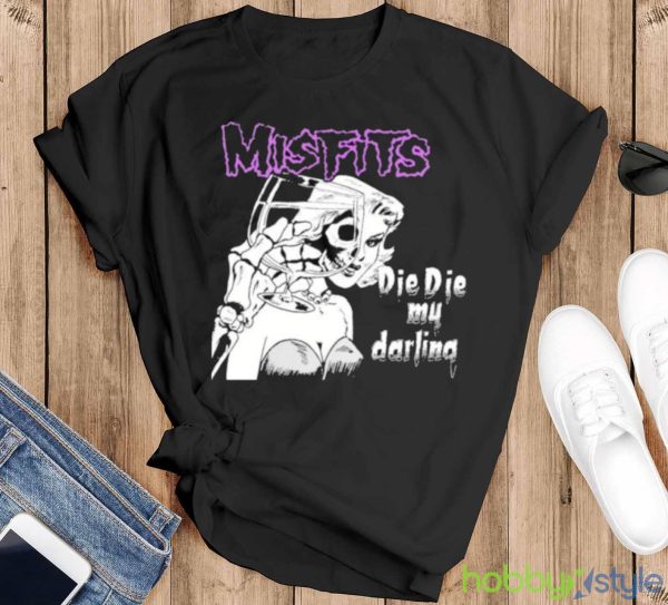 Ohfold Comethazine Misfits Die Die My Darling shirt - Black T-Shirt