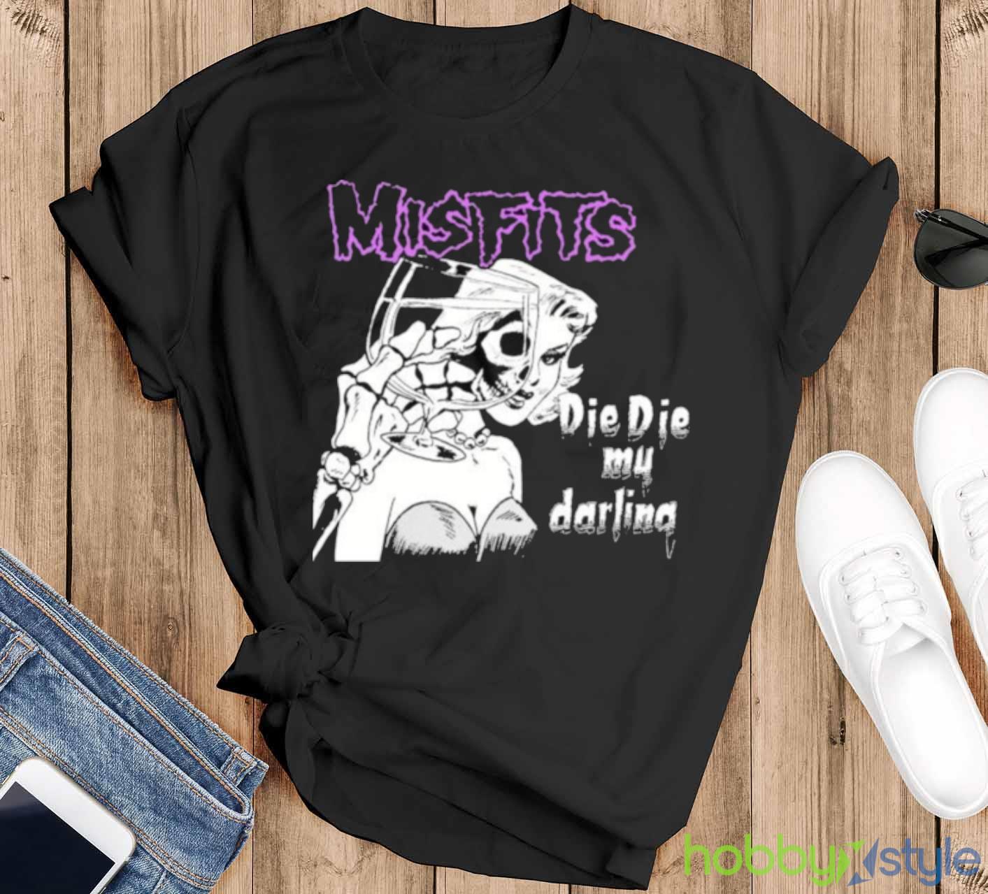 Ohfold Comethazine Misfits Die Die My Darling shirt - Black T-Shirt