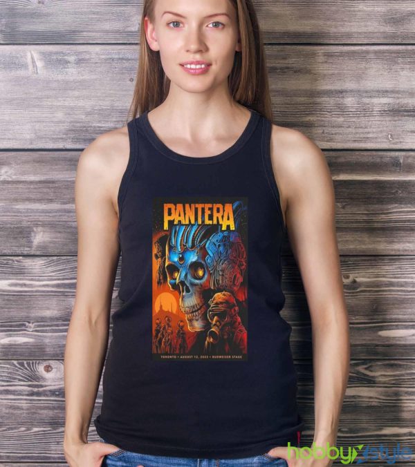 Pantera & Lamb Of God Budweiser Stage Toronto On August 12 2023 T shirt - Ladies Tank Top