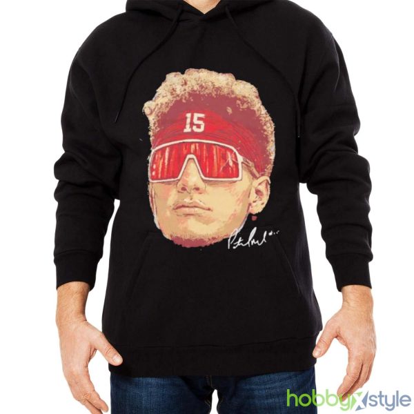 Patrick Mahomes Kansas City Sunglasses Shirt - Men Black Hoodie