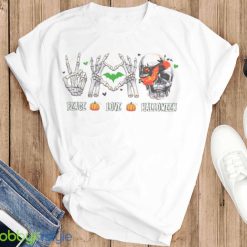 Peace Love Halloween Shirt Product Photo 6
