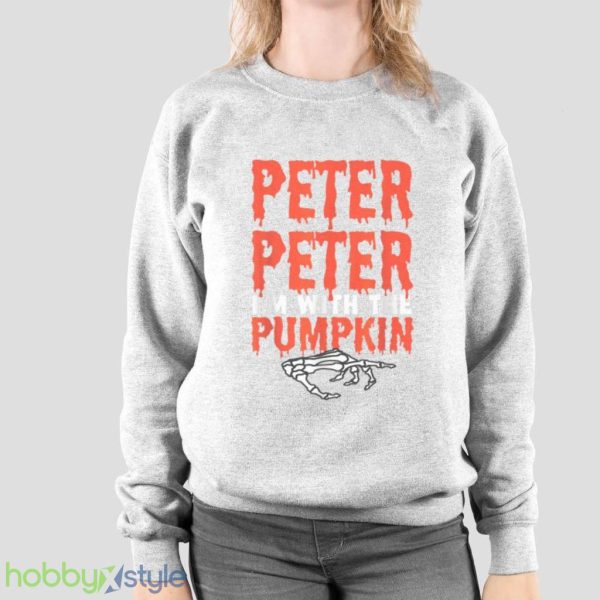 Peter Im With The Pumpkin Halloween Costume Couple T Shirt T Shirt Product Photo 2