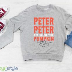 Peter Im With The Pumpkin Halloween Costume Couple T Shirt T Shirt Product Photo 3