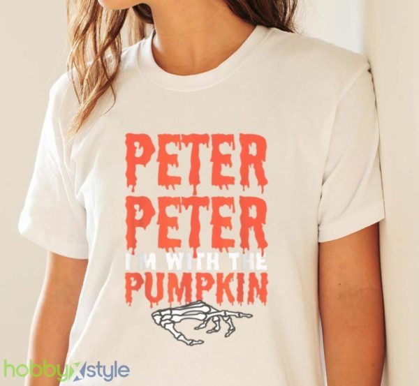 Peter Im With The Pumpkin Halloween Costume Couple T Shirt T Shirt Product Photo 4