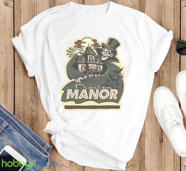 Phantom Manor Green Disneyland Halloween Shirt Product Photo 3