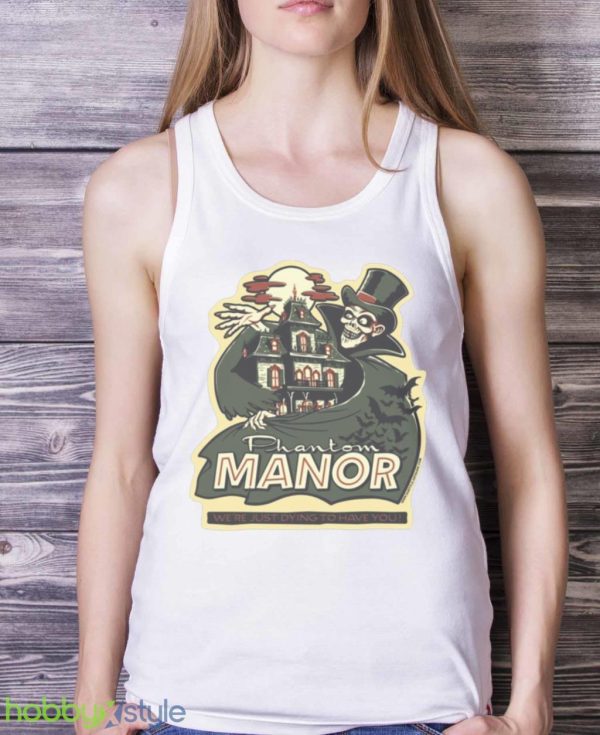 Phantom Manor Green Disneyland Halloween Shirt Product Photo 5