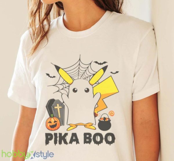 Pika Boo Halloween Pikachu Shirt Product Photo 4