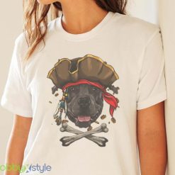 Pirates Hat Pit Bull Pirate Dog Halloween Jolly Roger Shirt Product Photo 4