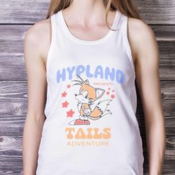 Presents Tails Adventure T Shirt - White Ladies Tank Top