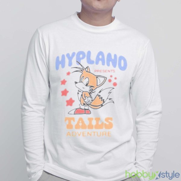 Presents Tails Adventure T Shirt - White Sweatshirt