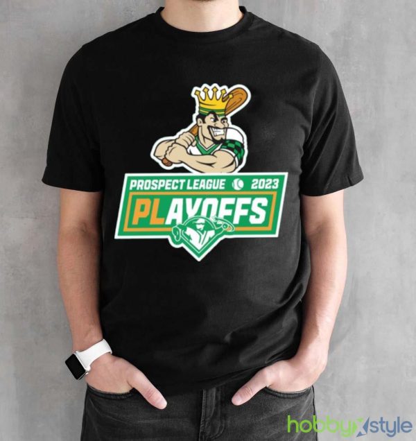 Prospect League Playoffs 2023 Clinton Lumberkings T shirt - Black Unisex T-Shirt