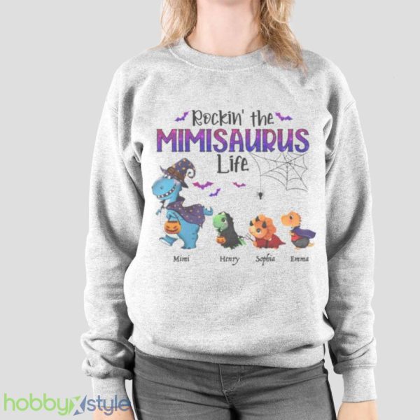 Rockin Grandma Halloween Dinosaur Life T Shirt Product Photo 2