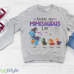 Rockin Grandma Halloween Dinosaur Life T Shirt Product Photo 3