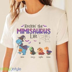 Rockin Grandma Halloween Dinosaur Life T Shirt Product Photo 4