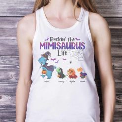 Rockin Grandma Halloween Dinosaur Life T Shirt Product Photo 5