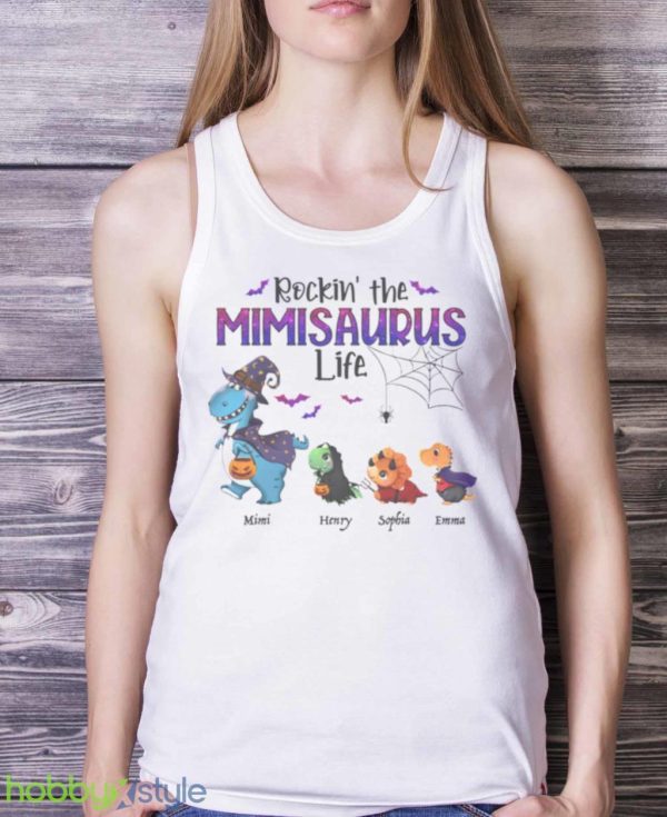 Rockin Grandma Halloween Dinosaur Life T Shirt Product Photo 5