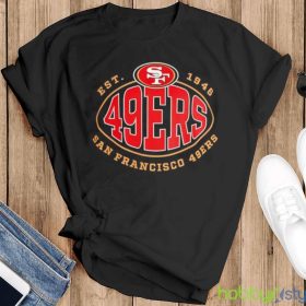 San Francisco 49ers NFL Trap T Shirt - Men Black Hoodie