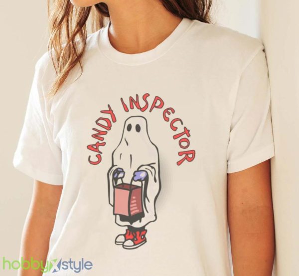 Scary Candy Inspector Halloween Ghost Costume Shirt Product Photo 4