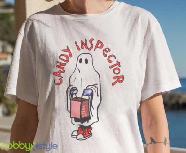 Scary Candy Inspector Halloween Ghost Costume Shirt Product Photo 7