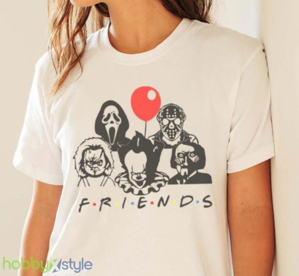 Scary Squad United Halloween Horror Friends Shirt Product Photo 4