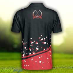 Sporty Golf Breaker Red And Black Golf, Red And White Triangle Pattern Shirt Design, Best Golf Gift Idea Polo Shirt - Sporty Golf Breaker Red And Black Golf Polo Shirt, Red And White Triangle Pattern Shirt Design, Best Golf Gift Idea_2