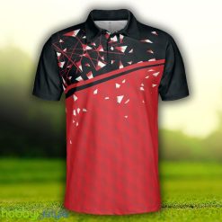 Sporty Golf Breaker Red And Black Golf, Red And White Triangle Pattern Shirt Design, Best Golf Gift Idea Polo Shirt - Sporty Golf Breaker Red And Black Golf Polo Shirt, Red And White Triangle Pattern Shirt Design, Best Golf Gift Idea_3