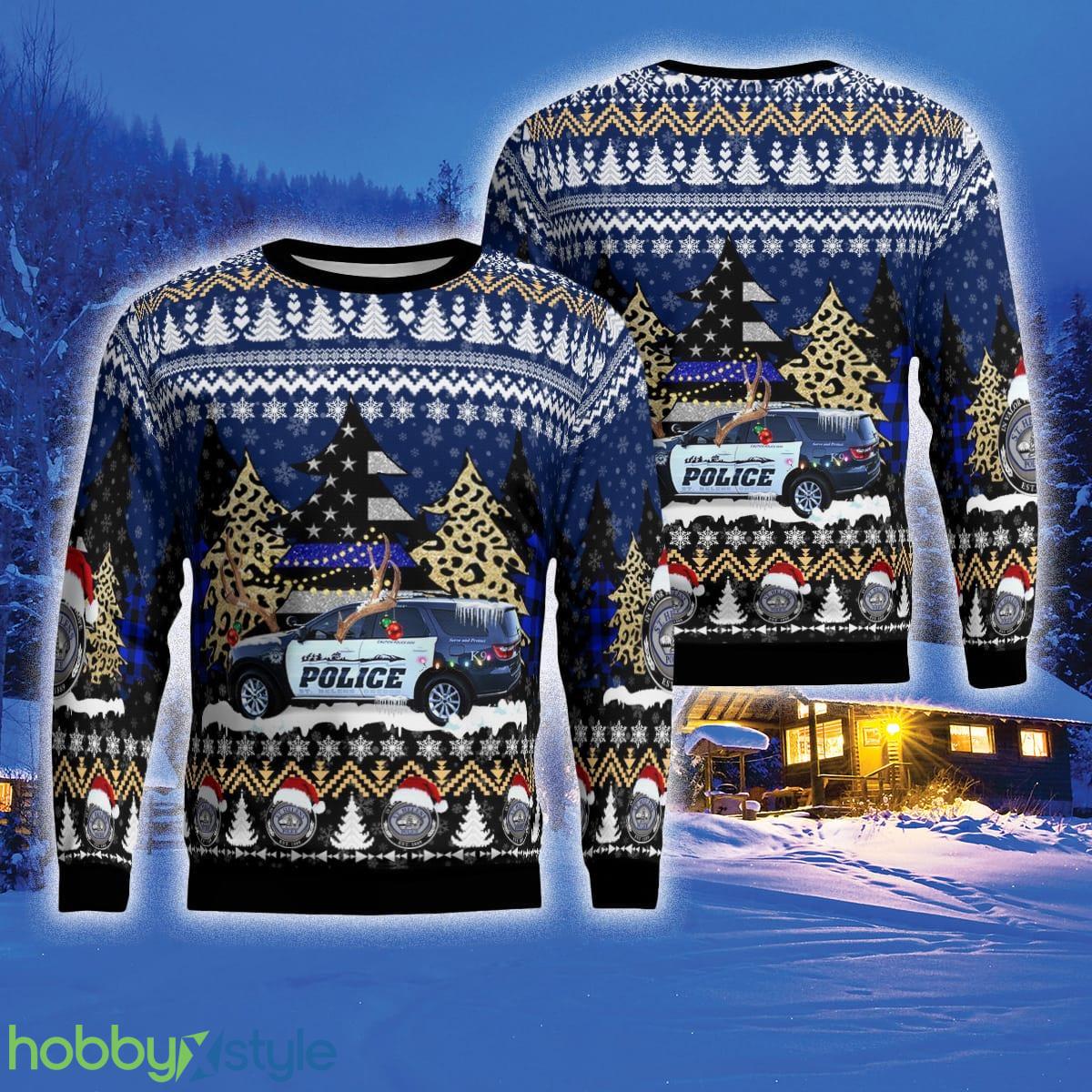 St. Helens Police Department St. Helens Oregon 3D Sweater For Men And Women Gift For Christmas - St. Helens Police Department, St. Helens, Oregon Christmas Ugly Sweater_1