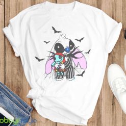 Stitch And Jack Sally Stitch Kiss Halloween Shirt Product Photo 3