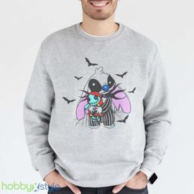 Stitch And Jack Sally Stitch Kiss Halloween Shirt Product Photo 5