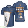 Swing Swear Drink And Repeat Golf, Blue And White Short Sleeve Golf Polo , Funny Golf Shirt Polo Shirt - Swing Swear Drink And Repeat Golf Polo Shirt, Blue And White Short Sleeve Golf Polo For Men, Funny Golf Shirt_2