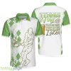Tennis Now Beer Later, White And Green Tennis Shirt Polo Shirt For Men And Women - Tennis Now Beer Later Polo Shirt, White And Green Tennis Shirt For Men_2