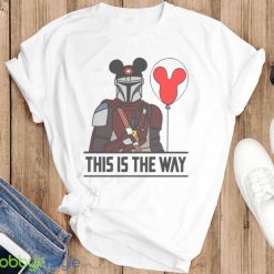This Is The Way Star Wars Mickey Ears Mandalorian Darth Vader Halloween Shirt Product Photo 3