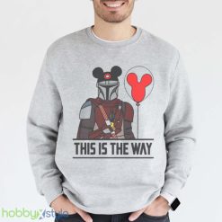 This Is The Way Star Wars Mickey Ears Mandalorian Darth Vader Halloween Shirt Product Photo 1